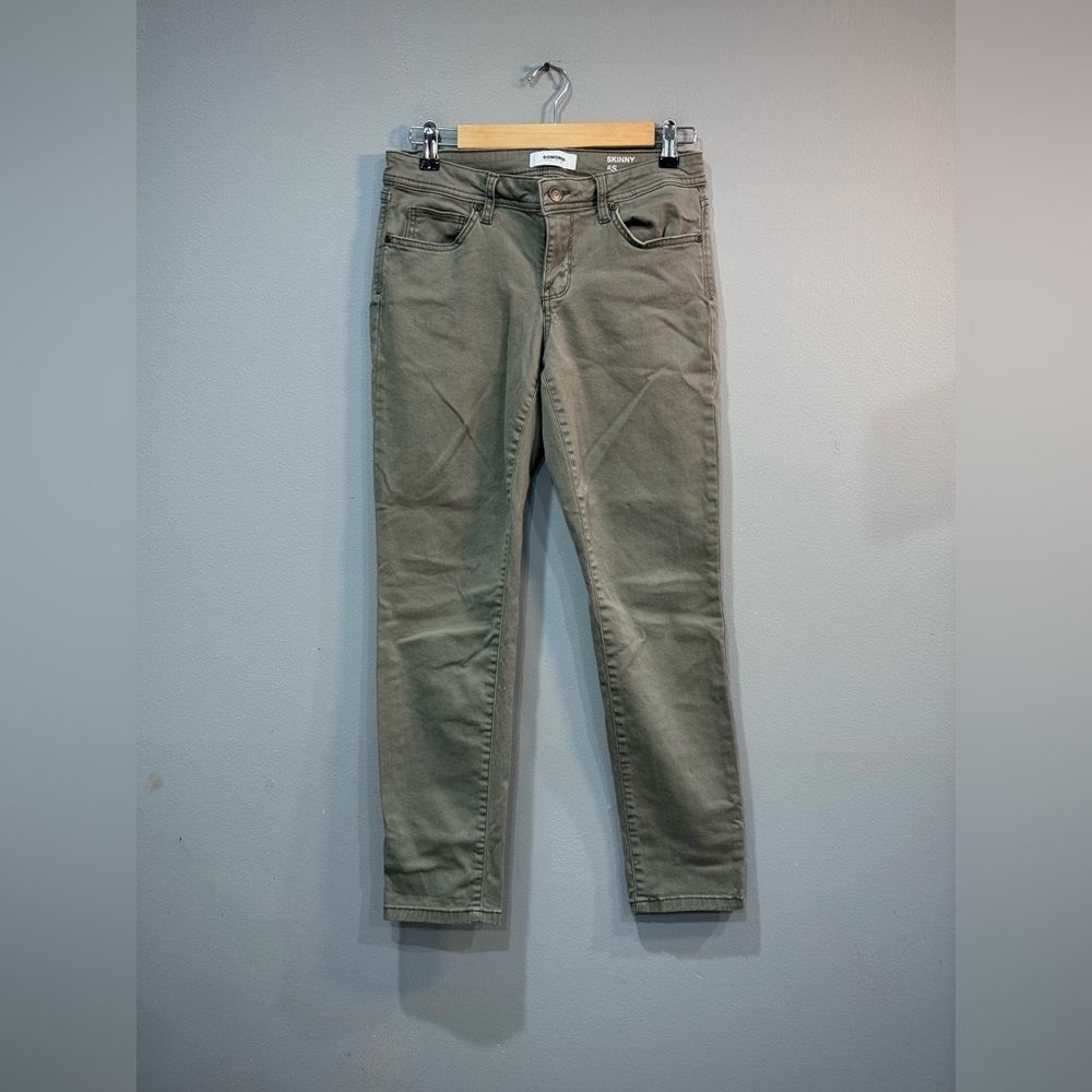 Khaki Green Sonoma Skinny Jeans Size 6S VGUC